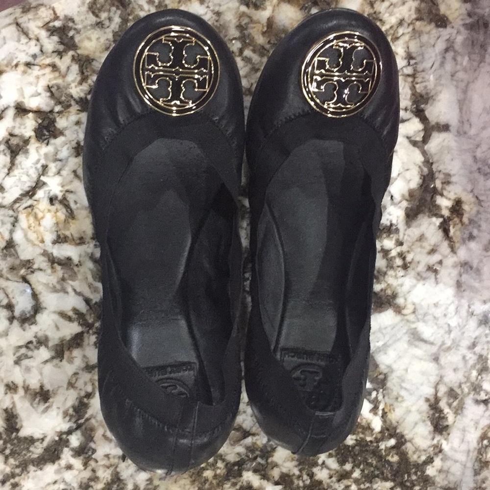 Tory Burch Ballerina Flats Black